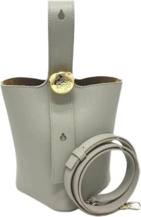 Loewe Pre-owned Mini Bags, female, Gray, Size: ONE SIZE Pre-owned Mini Shoulder Bag