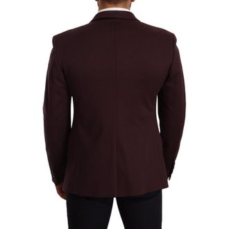 Dolce & Gabbana Mens Purple Cotton Blazer Clothing