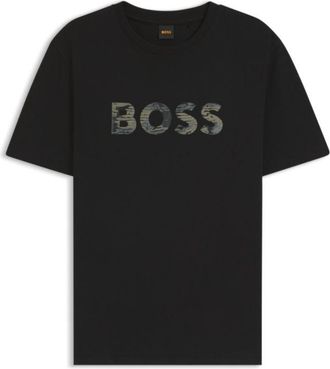 BOSS Regular-fit T-shirt in cotton jersey