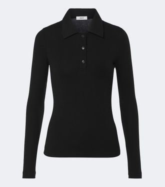A Gold E Amos polo sweater
