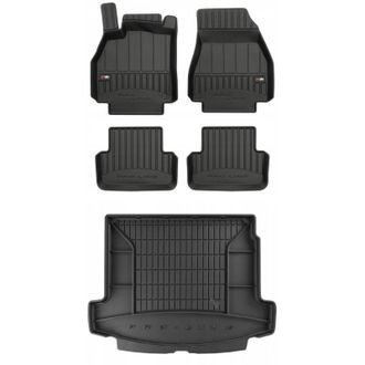 OEM Set Alfombrillas De Goma 3d Renault Megane 2 Familiar 2003-2009