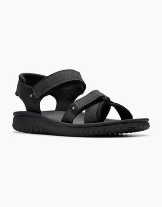 Clarks Mens Clarks Wesley Shore in Black leather - Size: 11
