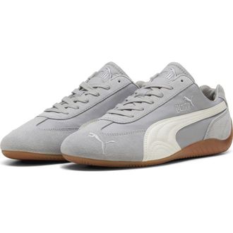 Puma Speedcat Nylon Sneaker in Gray Echo/Puma White at Nordstrom, Size 10.5