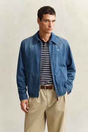 GANT Men Indigo Windcheater Jacket (XXXL) SEMI LIGHT BLUE