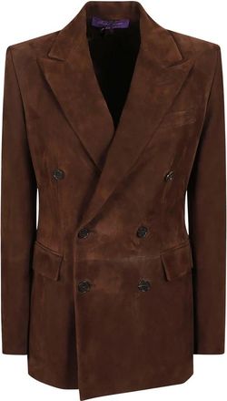Ralph Lauren Ramona Blazer - Dames - Blazers - Bruin - 3XS - Wol - Jassen