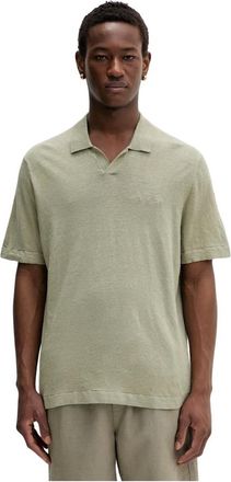 Les Deux Tops, Heren, Groen, L, Linnen, Polo Shirt
