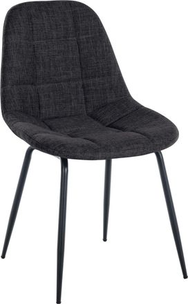 OEM Silla De Comedor Tom En Tela O Polipiel Gris Oscuro Tela