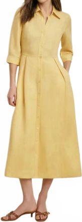 Favorite Daughter Becky Button-Down Dress In Golden