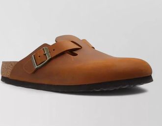 Birkenstock sandal boston open back round toe flat