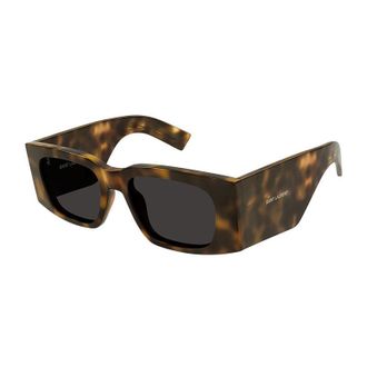 Saint Laurent SL654003 Square Full Rim Sunglasses - Havana