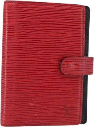 Louis Vuitton Pre-owned Accessories, female, Red, Size: ONE SIZE Pre-owned Leather Home-Office