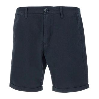 Sun 68 Casual Shorts, male, Blue, Size: W32 Cotton Chino Shorts