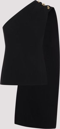 Bottega Veneta Black Asymmetrical Top