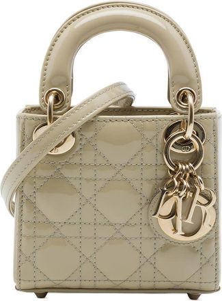 Dior Pre-owned Dior Micro Patent Cannage Lady Satchel Ladies 4UUC7FL6SJ8M4AW1