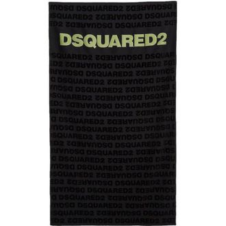 Dsquared2 Home, Heren, Zwart, ONE Size, Katoen, Strandlaken D7P006610
