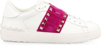 Valentino Garavani Pink Rockstud Untitled Sneakers