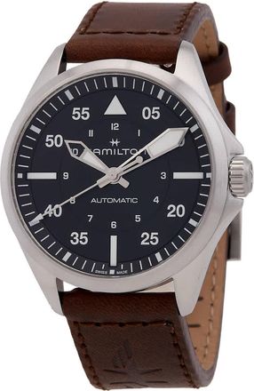 Hamilton Khaki Aviation Pilot Automatic Black Dial Watch H76305530