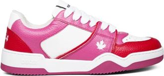 Dsquared2 Leaf Logo Sneakers - Dames - Sneakers - Veelkleurig - 38 EU - Leer - Schoenen