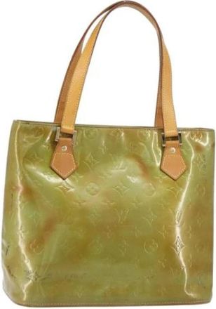 Louis Vuitton Pre-owned Vintage Tote Bag - Dames - Vintage Shopper - Groen - ONE Size - Leer - Vintage