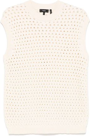 Theory Slvless Vest Cb.Roun