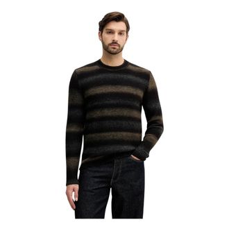 Benetton Maglia Girocollo a Righe - - Knitwear - Uomo - Multicolore - L