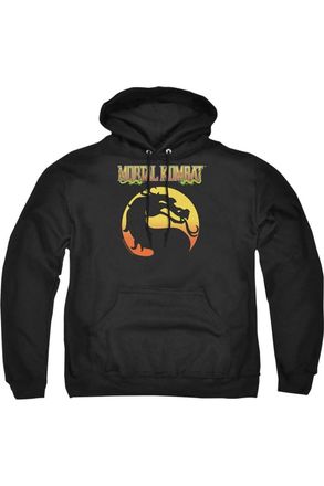 Gildan Mortal Kombat Klassic Logo Adult Pull Over Hoodie / Hooded Sweatshirt