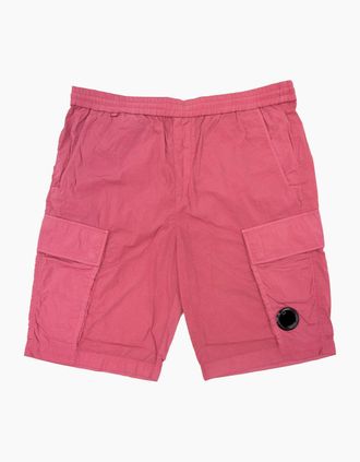 C.P. Company Mens Cp Company Chrome-r Cargo Shorts Red Bud 577 - Pink - Size: 37/36/32