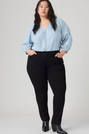 Levi's 311 Shaping Skinny Vaqueros (Plus Size) - Mujer - 14L - Negro / Soft Black