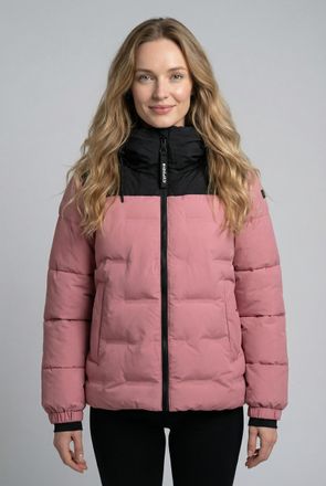 Icepeak Steppjacke ICEPEAK ADAMAN, Damen, Gr. 38, pink, Obermaterial: 100% Polyester, Jacken Steppjacke, wasserdicht, winddicht, atmungsaktiv, sportlicher Sti
