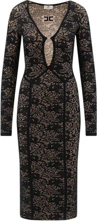 Elisabetta Franchi Mujer, Vestidos, Negro, Talla: S