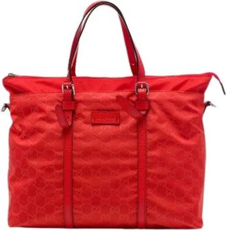 Gucci Pre-owned Vintage Satchel - Pre-owned - Mujer - Rojo - ONE SIZE