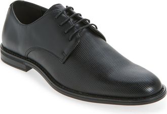 Geoffrey Beene Ribbed Derby in Black at Nordstrom Rack, Size 10.5