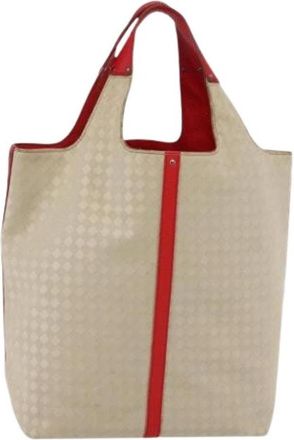 Bottega Veneta Pre-owned Vintage Tote Bag - Dames - Vintage Shopper - Beige - ONE Size - Leer - Vintage