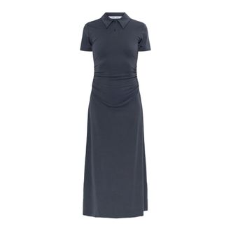 Sams&oslash;e & Sams&oslash;e Dames, Jurken, Blauw, Maat: XS Leer