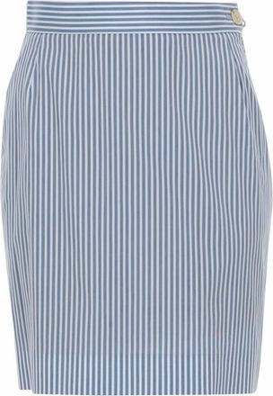 Vivienne Westwood Blue Stripes Mini Skirt