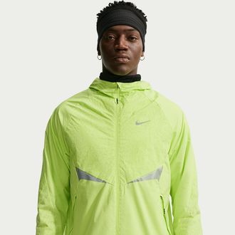 Nike Mens Stride Therma-FIT Repel Winterized Running Jacket in Yellow | IO1242-736