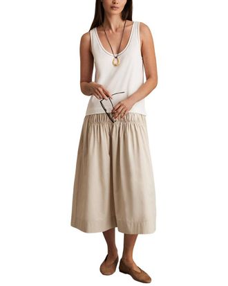 Reiss Wren Mixed Woven Midi Dress