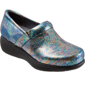 Softwalk Meredith Sport Clog in Iridescent Foil at Nordstrom, Size 6.5