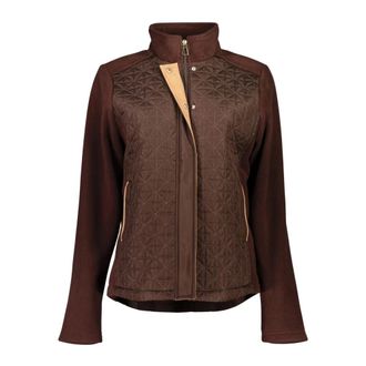 Bloomings Fleece Vest - Dames - Fleece jassen - Bruin - M - Polyester - Fitness