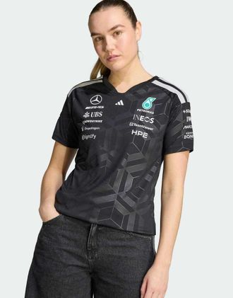 adidas Mercedes - Amg Petronas Formula 1 Team Driver Jersey - Maglia nera-Nero