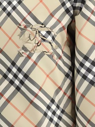 Burberry double-face hooded jacket with adjustable drawstrings