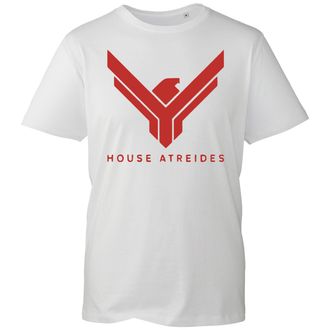 Generic House Atredies Logo T-Shirt, Funny Famous Movie Fiction Themed Dune Film Series Shirt, Gift Unisex Tee Top (White, S Years)