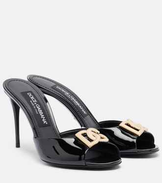 Dolce & Gabbana Mules DG in vernice