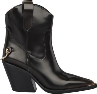 Alma En Pena Heeled Ankle Boot - Dames - Cowboylaarzen - Grijs - 36 EU - Schoenen