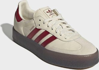 adidas Sneaker ADIDAS ORIGINALS SAMBAE, Damen, Gr. 38,5, cream wei&szlig;, team victory rot, shadow rot, Leder, Schuhe Sneaker