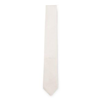 BOSS Jacquard-woven tie in silk