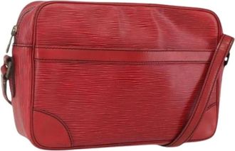 Louis Vuitton Pre-owned Vintage Crossbody Tas - Dames - Vintage Schoudertas - Rood - ONE Size - Leer - Vintage