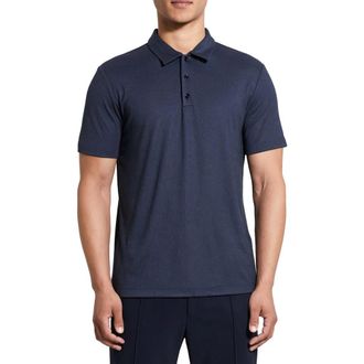 Theory Bron Anemone Modal Blend Jersey Polo in Eclipse Multi at Nordstrom Rack, Size X-Large