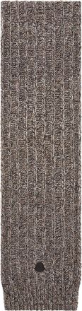 Moncler Moncler Wool Blend Boucl&eacute; Knit Scarf, Men, Grey, Size: One Size
