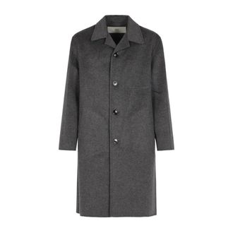 Ami Car Coat - Heren - Mantel - Grijs - M - Wol - Jassen